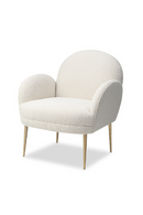 White Bouclé Accent Chair | Liang & Eimil Gil | Oroatrade