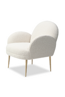 White Bouclé Accent Chair | Liang & Eimil Gil | Oroatrade