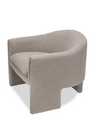 Taupe Bouclé Draped Occasional Chair | Liang & Eimil Iconic | Oroatrade.com