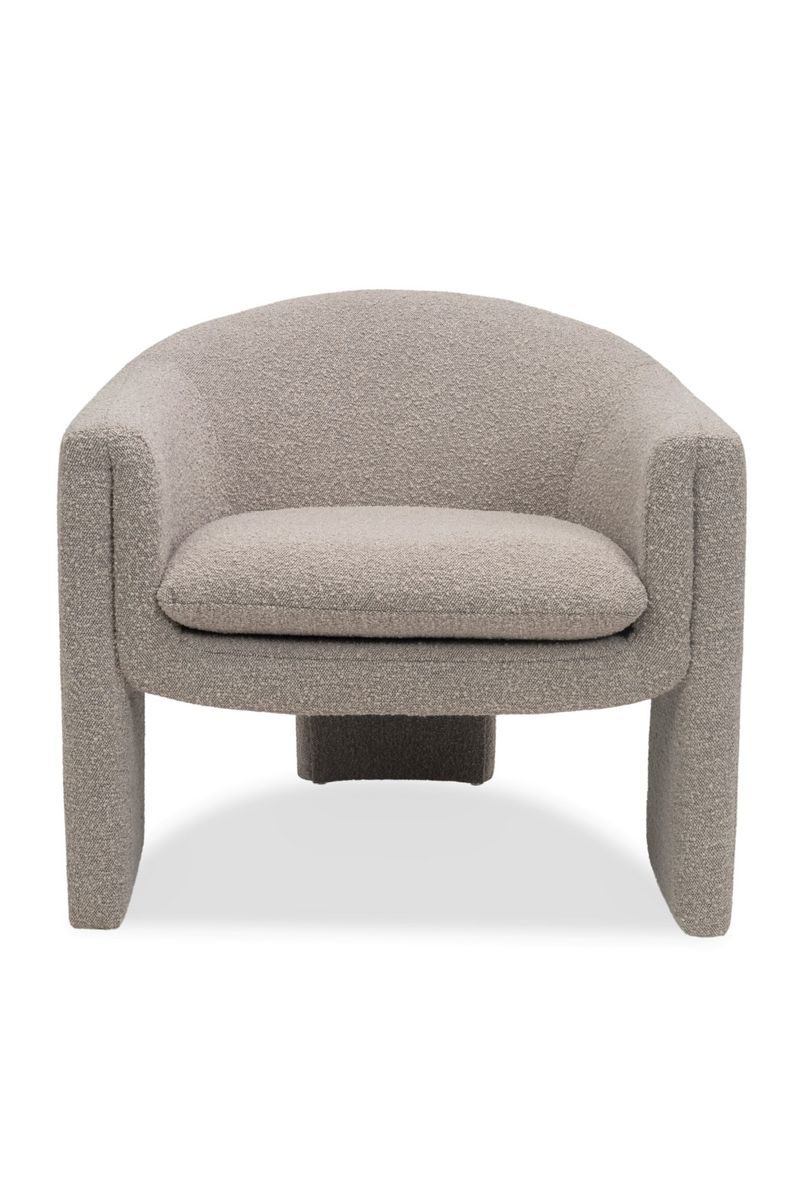 Taupe Bouclé Draped Occasional Chair | Liang & Eimil Iconic | Oroatrade.com