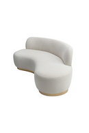 Boucle Sand Curved Sofa | Liang & Eimil Sasha | Oroatrade.com