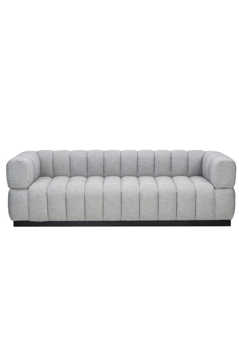 Light Gray Velvet Tufted Sofa | Liang & Eimil Marat | Oroatrade.com