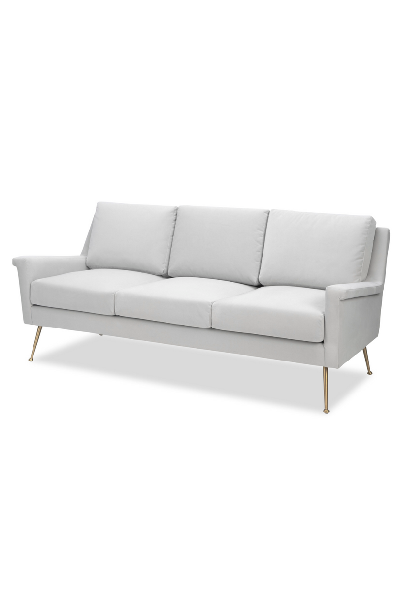 Gray Velvet 3-Seater Sofa | Liang & Eimil Lidmar | Oroatrade.com