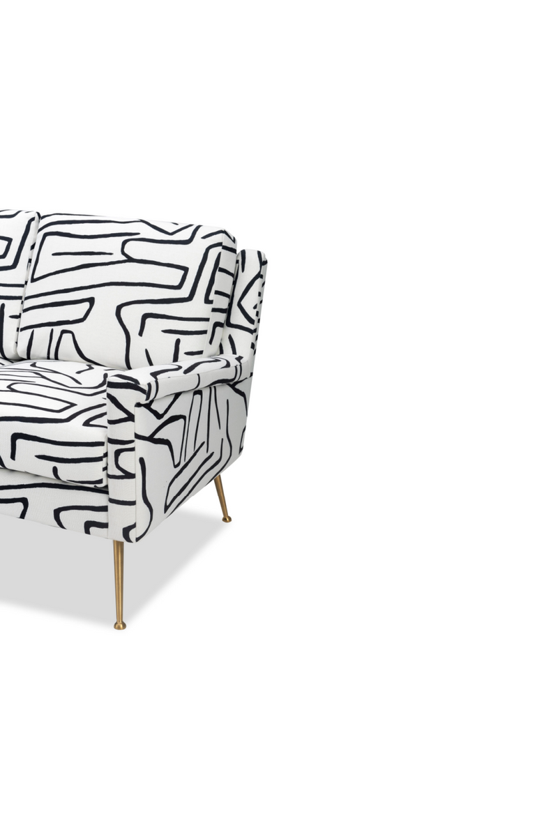 Zebra Print 3-Seater Sofa | Liang & Eimil Lidmar | Oroatrade.com