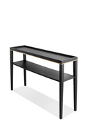 Black Wooden Console Table | Liang & Eimil Otium | OROATRADE
