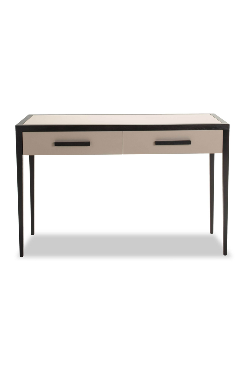Beige Leather Console Table | Liang & Eimil Liza | Oroatrade