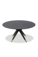Black Round Oak Dining Table | Liang & Eimil Anthology | Oroatrade.com