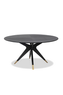 Black Round Oak Dining Table | Liang & Eimil Anthology | Oroatrade.com