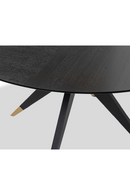 Black Round Oak Dining Table | Liang & Eimil Anthology | Oroatrade.com