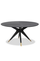 Black Round Oak Dining Table | Liang & Eimil Anthology | Oroatrade.com