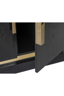 Black Oak Brass Accent Sideboard | Liang & Eimil Belmond | OROATRADE