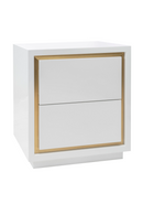 White Lacquer Bedside Table | Liang & Eimil Utopia | Oroatrade
