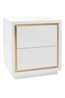 White Lacquer Bedside Table | Liang & Eimil Utopia | Oroatrade