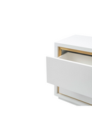 White Lacquer Bedside Table | Liang & Eimil Utopia | Oroatrade