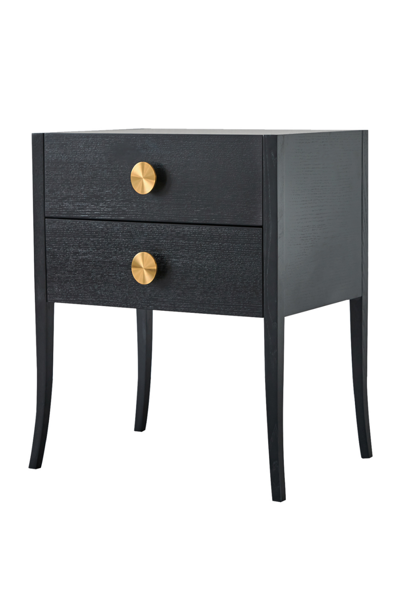 Black Rectangular Bedside Table | Liang & Eimil Orly | OROATRADE