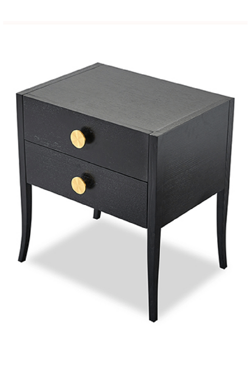 Black Rectangular Bedside Table | Liang & Eimil Orly | OROATRADE