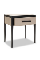 Beige Leather Bedside Table | Liang & Eimil Liza | Oroatrade