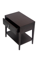 Black Wooden Bedside Table | Liang & Eimil Sina | Oroatrade