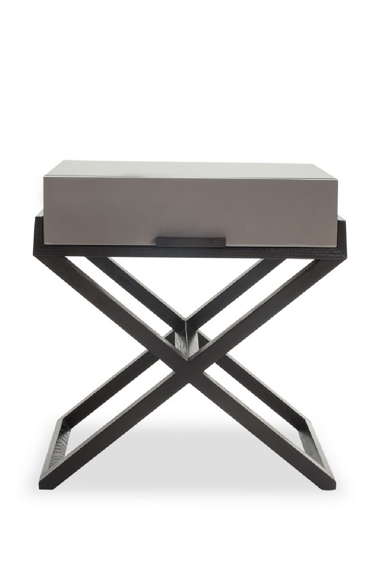 Black Wooden Bedside Table | Liang & Eimil Boston | OROATRADE