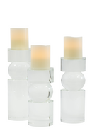 Glass Candle Holder (M) | Liang & Eimil Crystal II | Oroatrade.com