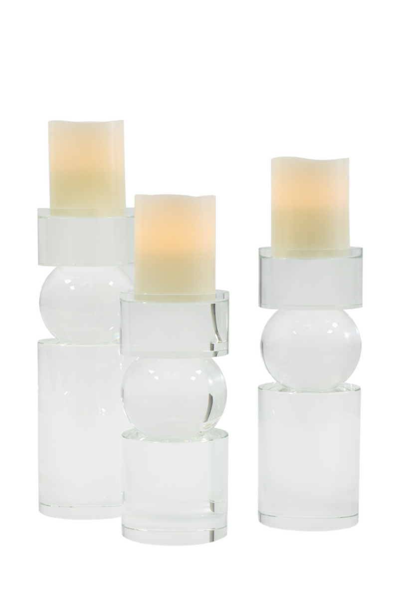 Glass Candle Holder (L) | Liang & Eimil Crystal III | Oroatrade.com