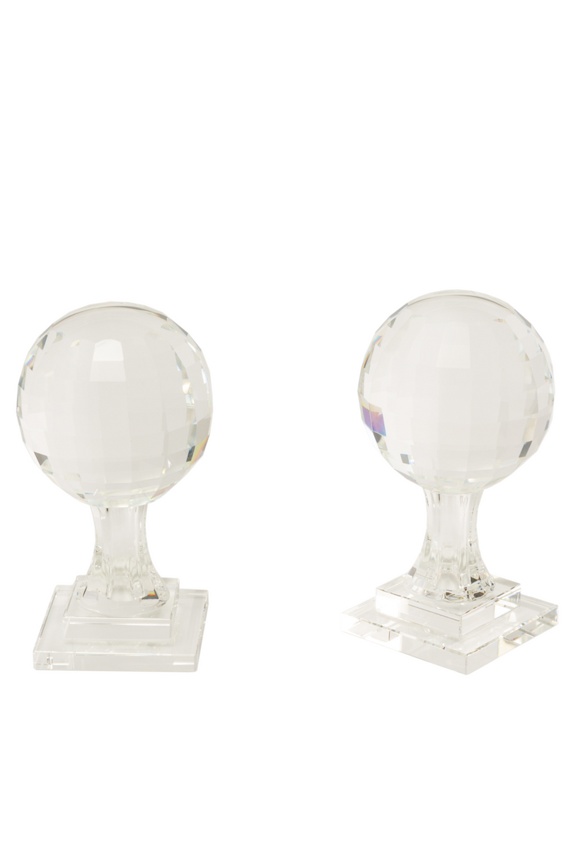 Crystal Glass Globe Bookends (2) | Liang & Eimil | OROATRADETRADE.com