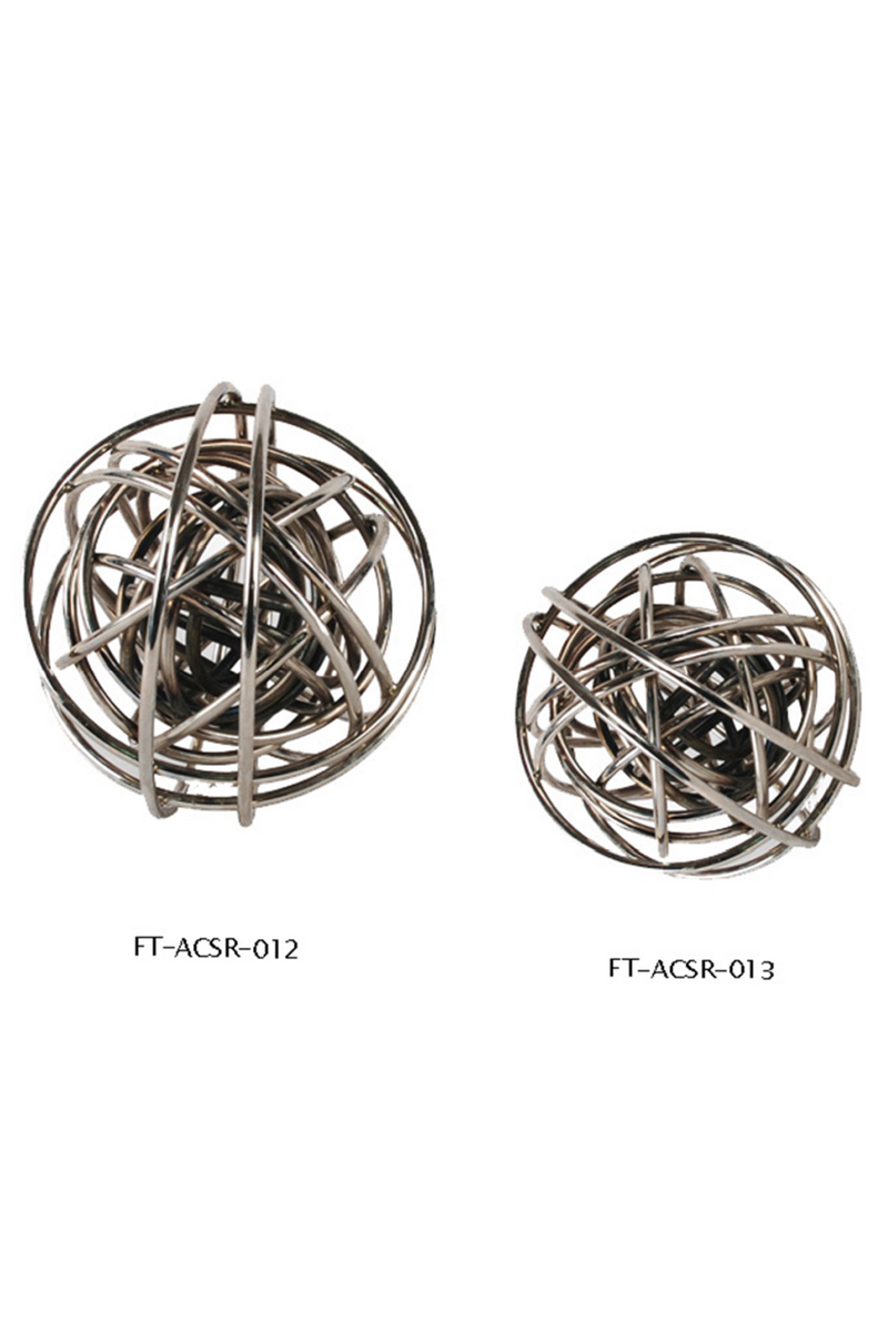 Round Nickel Plated Decors (L) | Liang & Eimil Twig | Oroatrade.com