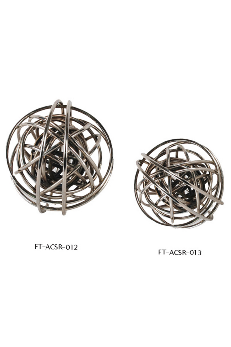Round Nickel Plated Decors (S) | Liang & Eimil Twig | Oroatrade.com