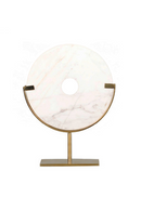 Round White Marble Sculpture | Liang & Eimil Marble | Oroatrade.com