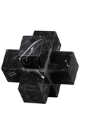 Small Geometric Black Marble Sculpture | Liang & Eimil | Oroatrade.com