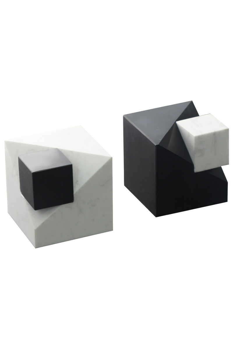 Geometric Marble Table Decoration | Liang & Eimil Cubic I | Oroatrade.com