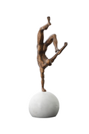 Bronze Handstanding Man Sculpture | Liang & Eimil Athletic | OROATRADETRADE.com