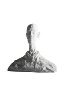White Cement Man Head Sculpture | Liang & Eimil Barton | OROATRADETRADE.com