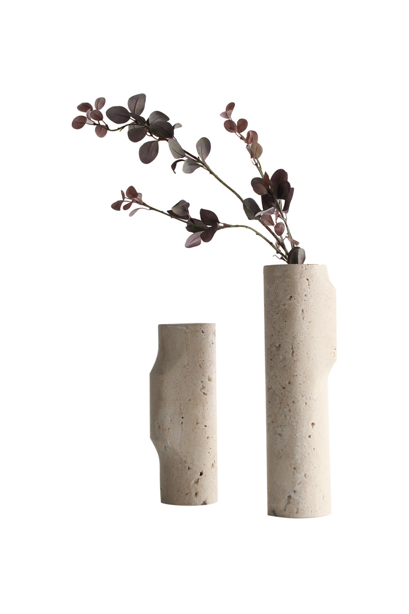 Beige Marble Vase L | Liang & Eimil Oakley | OROATRADETRADE.com