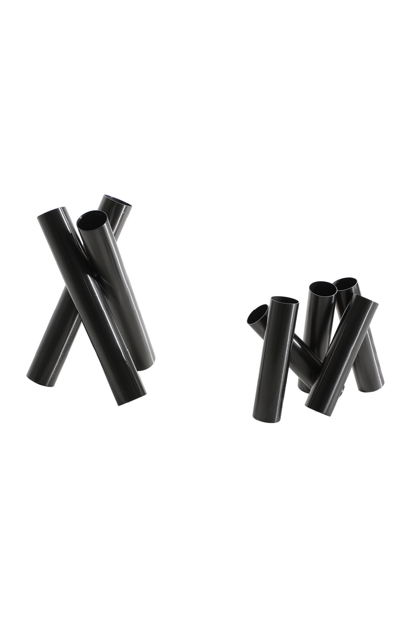 Black Pipe Sculptural Vase (S) | Liang & Eimil Rex | OROATRADETRADE.com