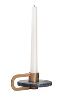 Circular Gray Marble Candle Holder | Liang & Eimil Bennet | Oroatrade.com