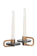 Circular Gray Marble Candle Holder | Liang & Eimil Bennet | Oroatrade.com