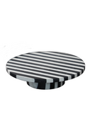 Stripes Marble Round Tray | Liang & Eimil Monochrome | Oroatrade.com