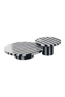 Stripes Marble Round Tray | Liang & Eimil Monochrome | Oroatrade.com