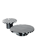 Stripes Marble Round Tray | Liang & Eimil Monochrome | Oroatrade.com