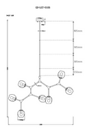 Sculptural Glass Pendant Lamp | Liang & Eimil Orbital | Oroatrade