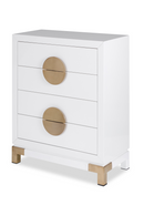 White Metal 4-Drawer Chest | Liang & Eimil Otium | OROATRADETRADE.com