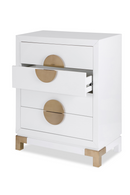 White Metal 4-Drawer Chest | Liang & Eimil Otium | OROATRADETRADE.com