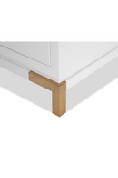 White Metal 4-Drawer Chest | Liang & Eimil Otium | OROATRADETRADE.com