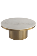 White Round Marble Coffee Table | Liang & Eimil Camden | Oroatrade.com