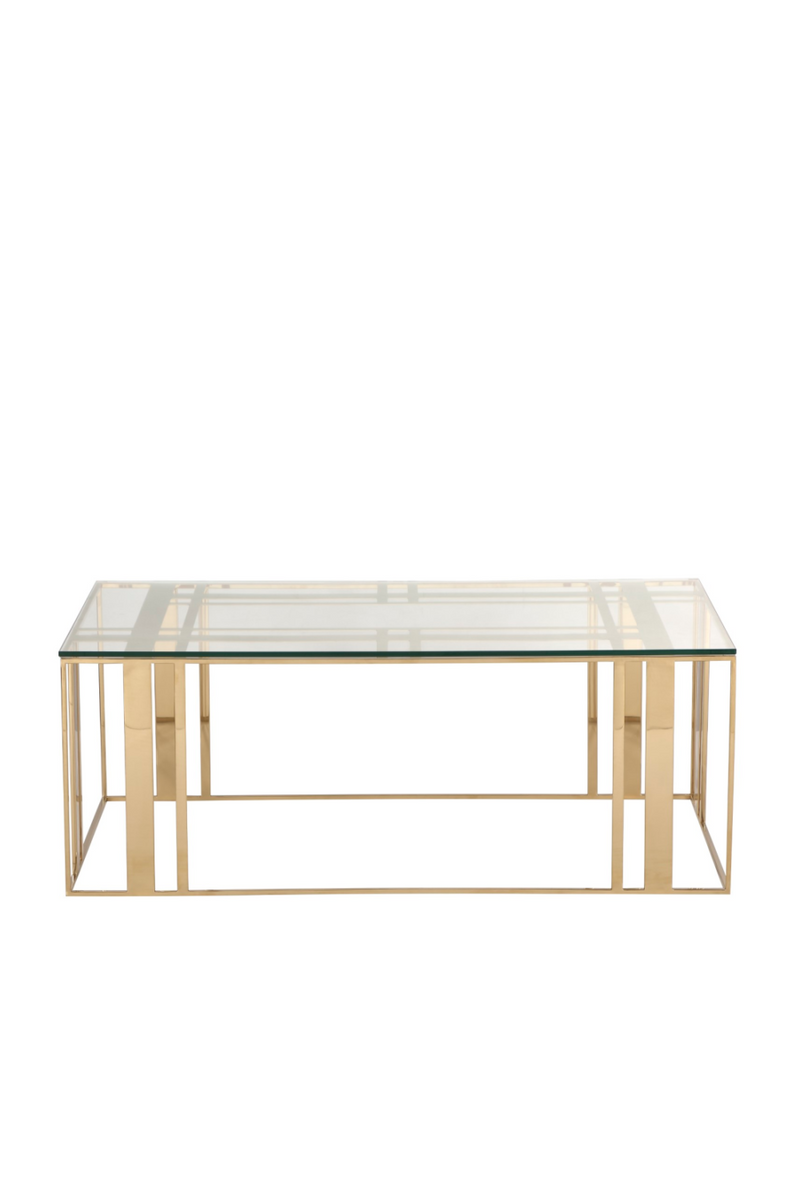 Brass Rectangular Coffee Table | Liang & Eimil Lafayette | OROATRADE