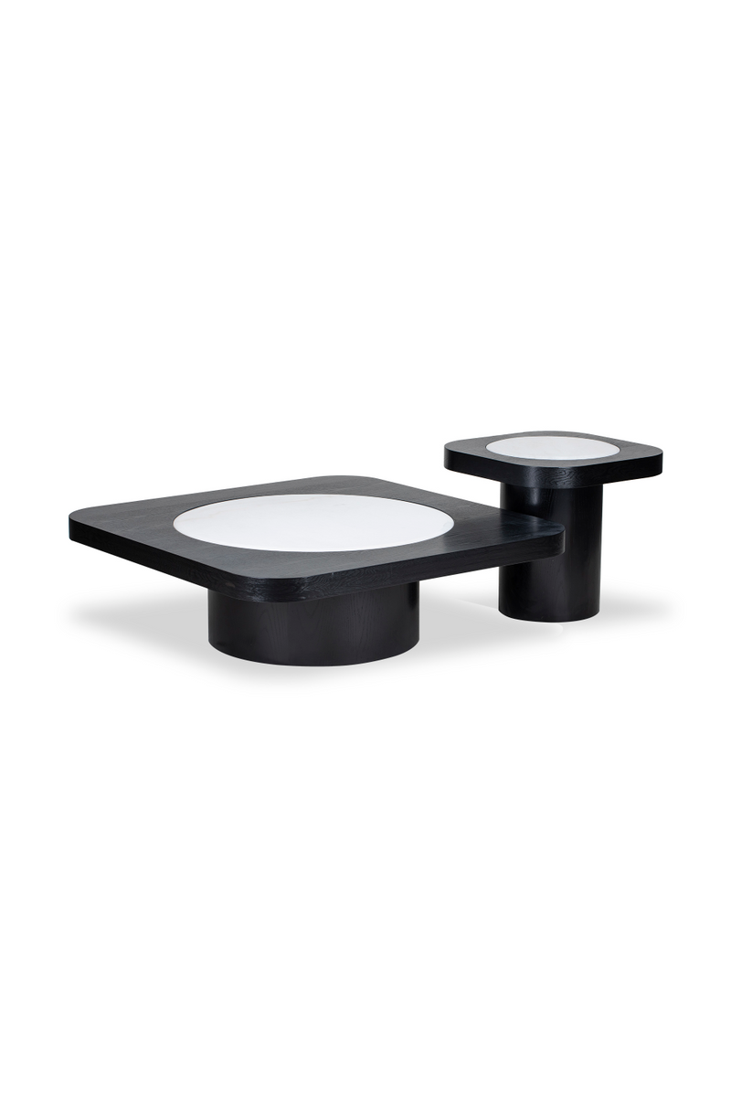 Black Ash Pedestal Coffee Table | Liang & Eimil Mythos | OROATRADE