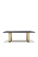 Black Rectangular Ash Dining Table | Liang & Eimil Lennox | OROATRADE