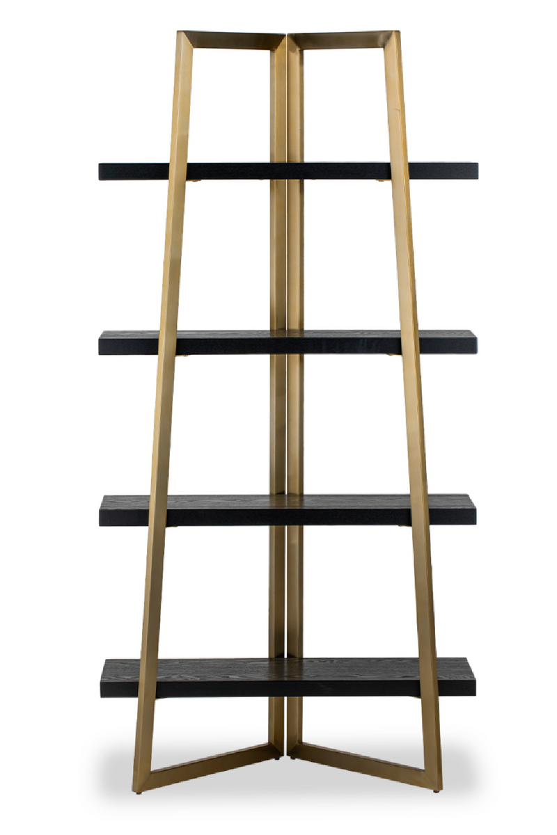 Black 4-Shelf Wooden Bookcase | Liang & Eimil Andaz | OROATRADETRADE.com