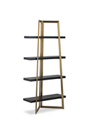 Black 4-Shelf Wooden Bookcase | Liang & Eimil Andaz | OROATRADETRADE.com